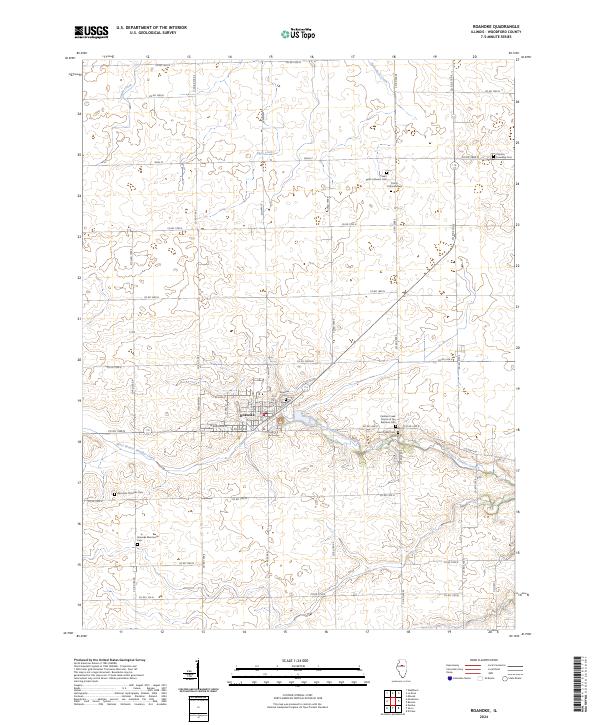 USGS Topographic Map – Roanoke