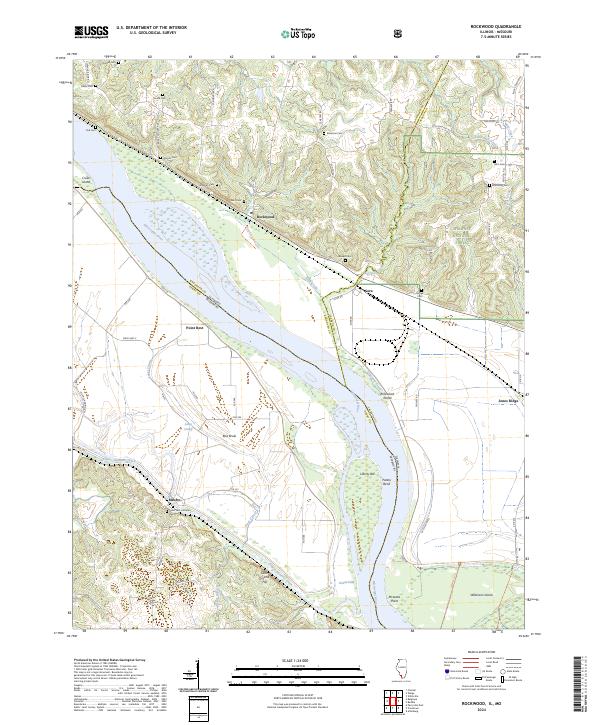 USGS Topographic Map – Rockwood