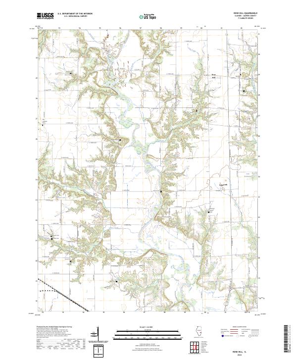 USGS Topographic Map – Rose Hill