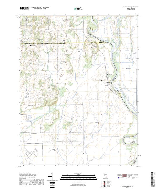 USGS Topographic Map – Russellville