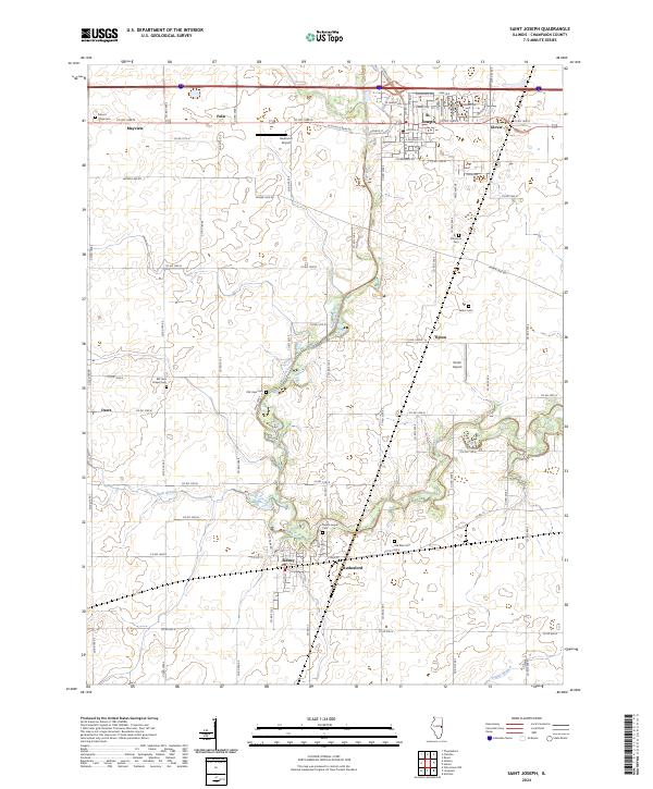 USGS Topographic Map – Saint Joseph