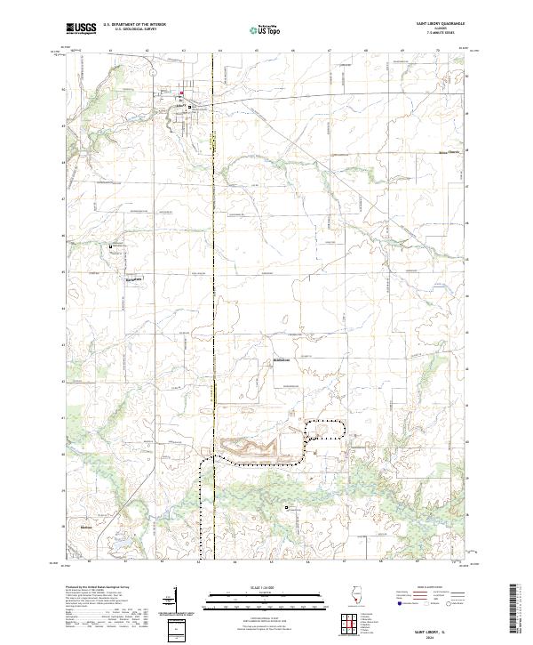 USGS Topographic Map – Saint Libory