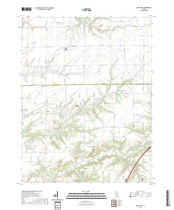 USGS Topographic Map – Saint Paul
