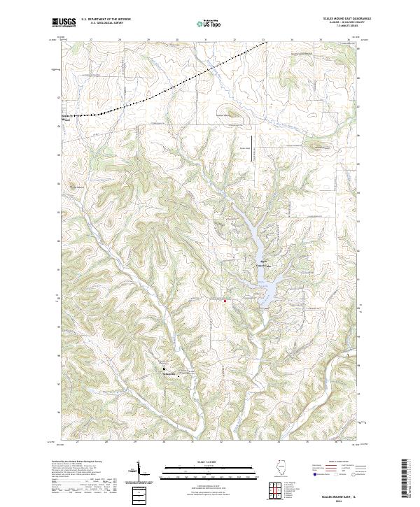 USGS Topographic Map – Scales Mound East