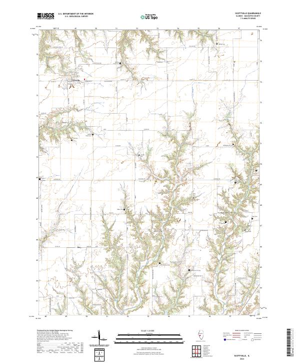 USGS Topographic Map – Scottville