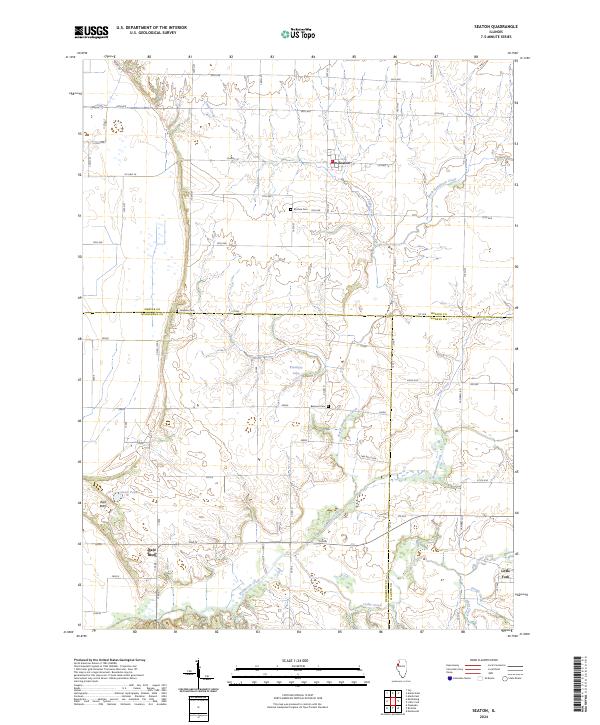 USGS Topographic Map – Seaton