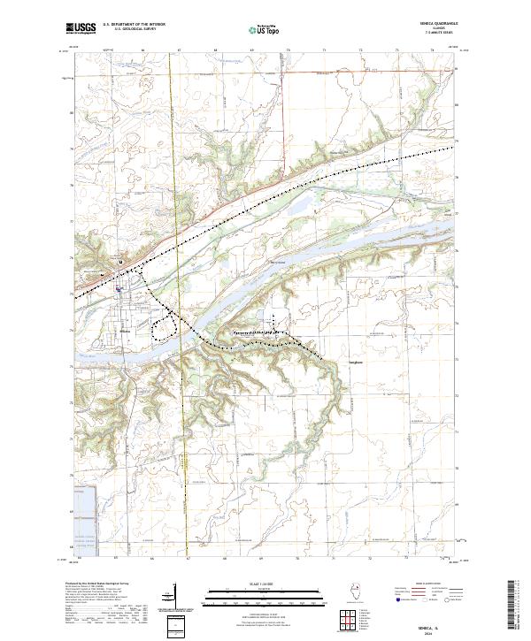 USGS Topographic Map – Seneca