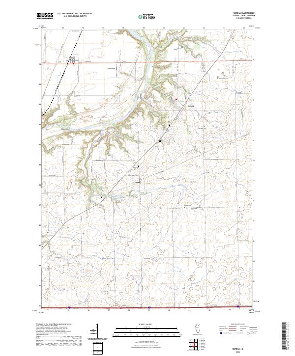 USGS Topographic Map – Serena