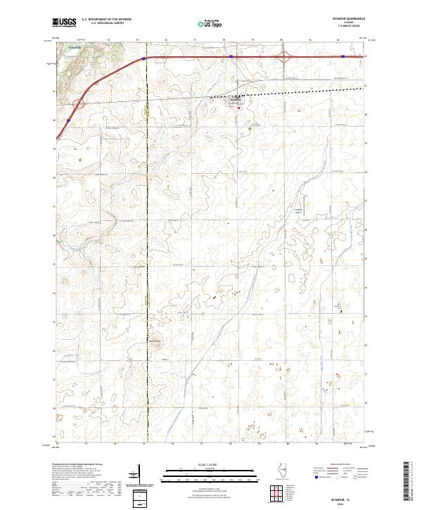 USGS Topographic Map – Seymour
