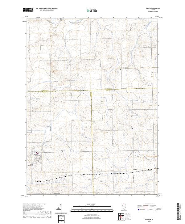 USGS Topographic Map – Shannon