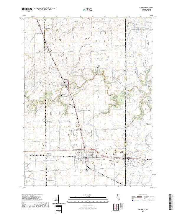 USGS Topographic Map – Sheldon
