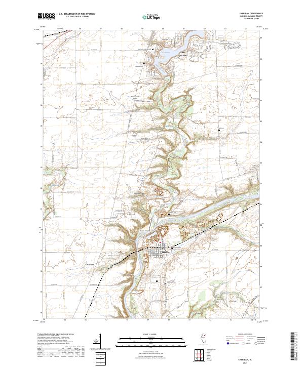 USGS Topographic Map – Sheridan