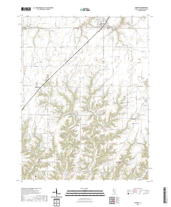 USGS Topographic Map – Shipman