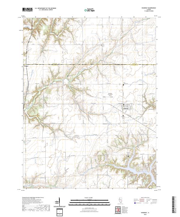 USGS Topographic Map – Shumway