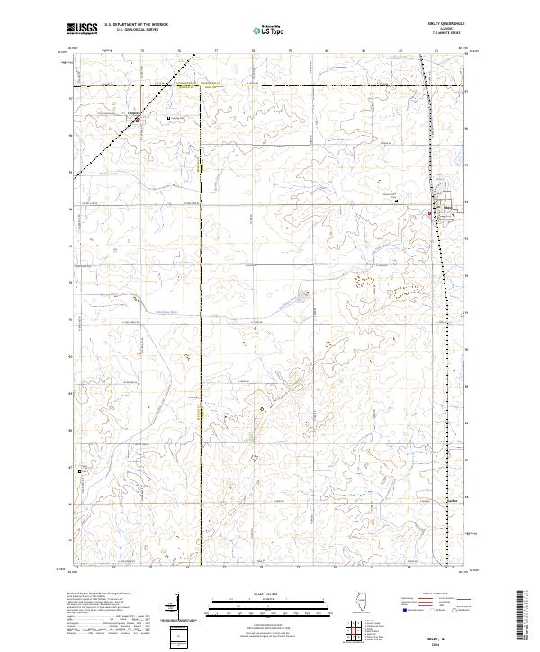 USGS Topographic Map – Sibley