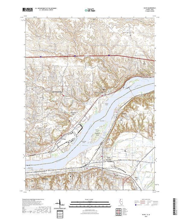 USGS Topographic Map – Silvis