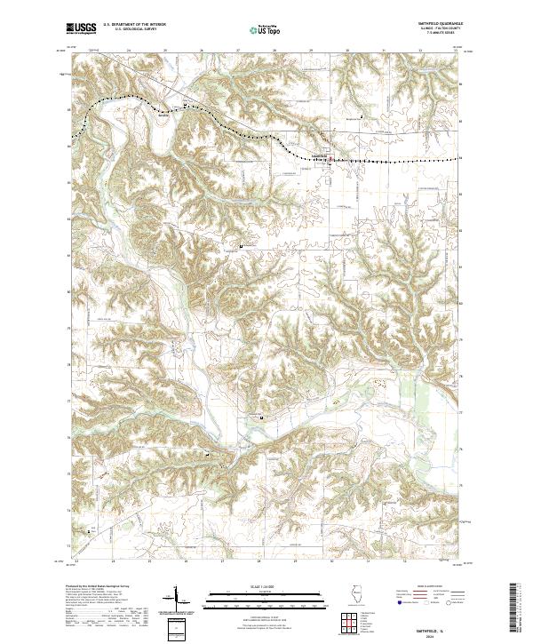 USGS Topographic Map – Smithfield