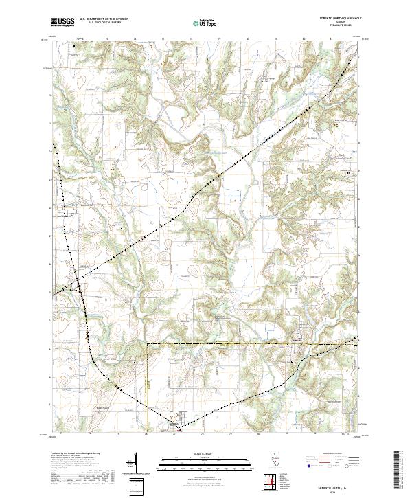 USGS Topographic Map – Sorento North