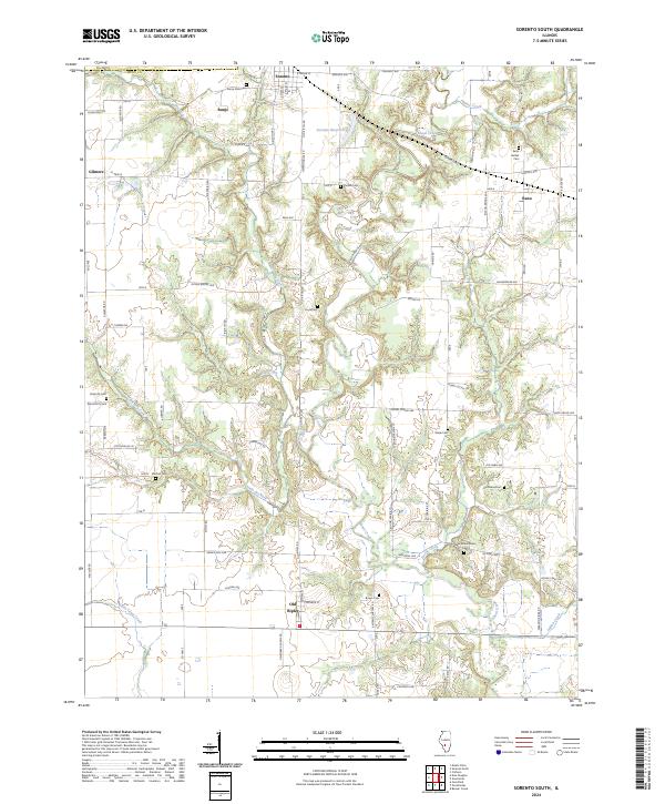 USGS Topographic Map – Sorento South