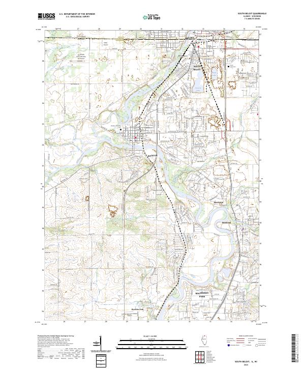 USGS Topographic Map – South Beloit