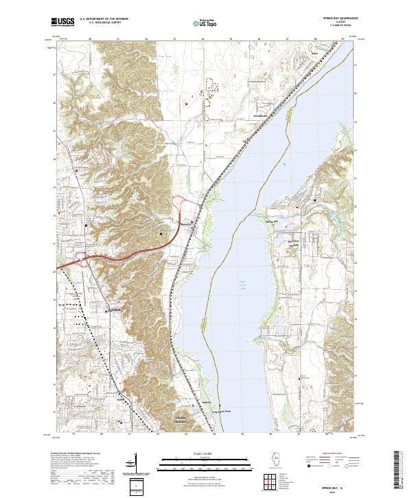 USGS Topographic Map – Spring Bay