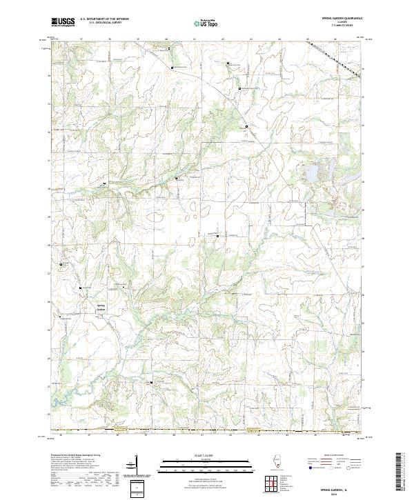 USGS Topographic Map – Spring Garden