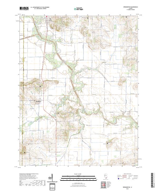 USGS Topographic Map – Springerton