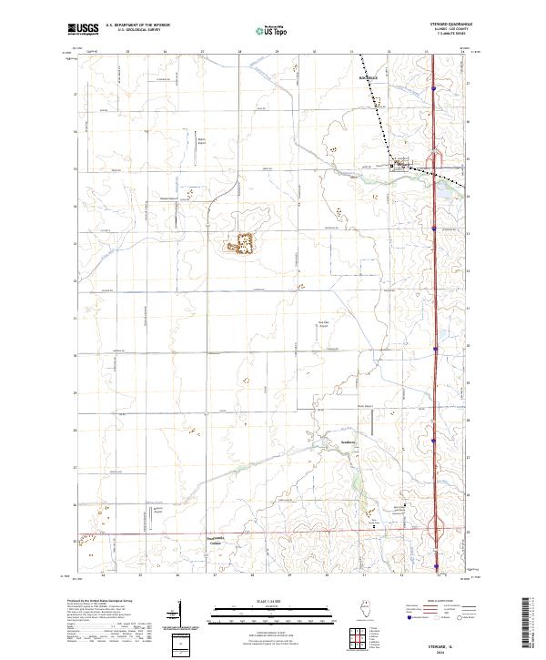 USGS Topographic Map – Steward