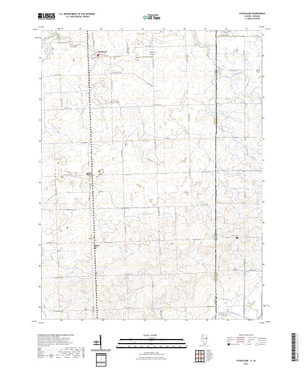 USGS Topographic Map – Stockland
