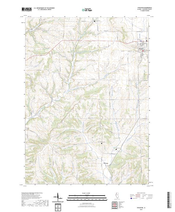 USGS Topographic Map – Stockton