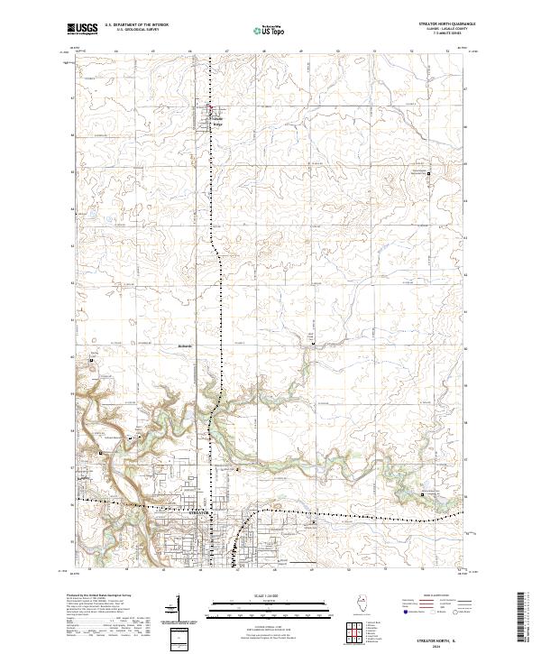 USGS Topographic Map – Streator North