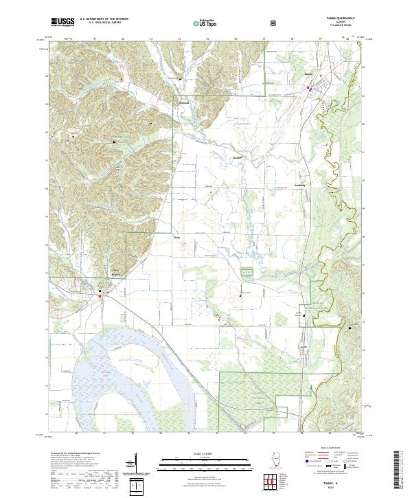 USGS Topographic Map – Tamms