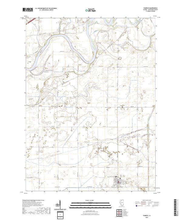 USGS Topographic Map – Tampico