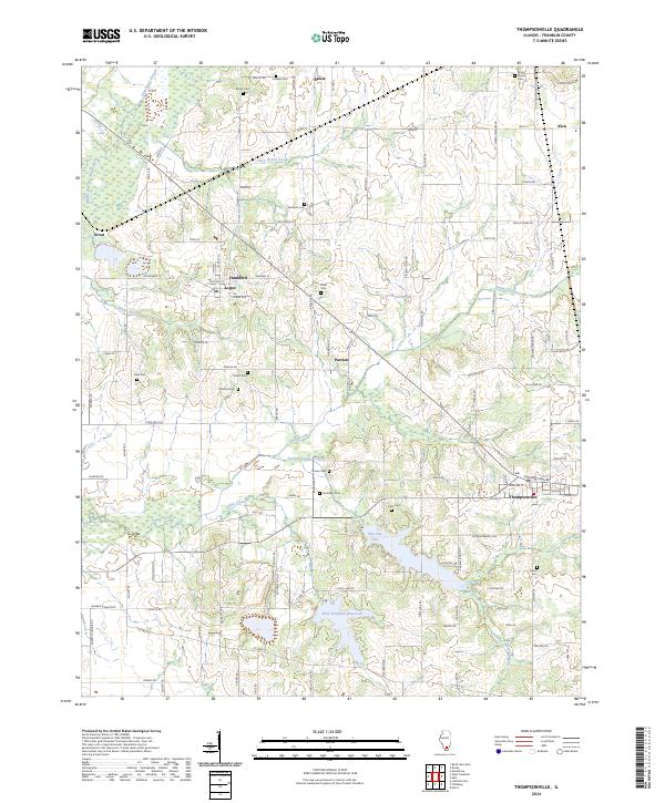 USGS Topographic Map – Thompsonville