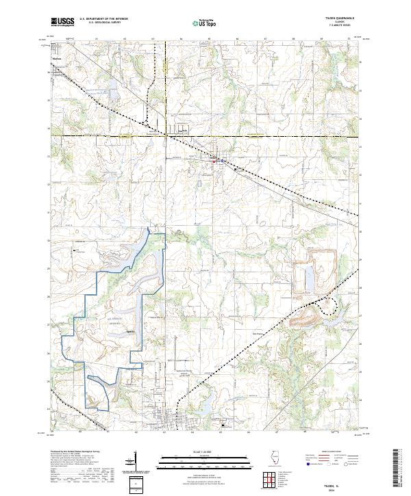 USGS Topographic Map – Tilden