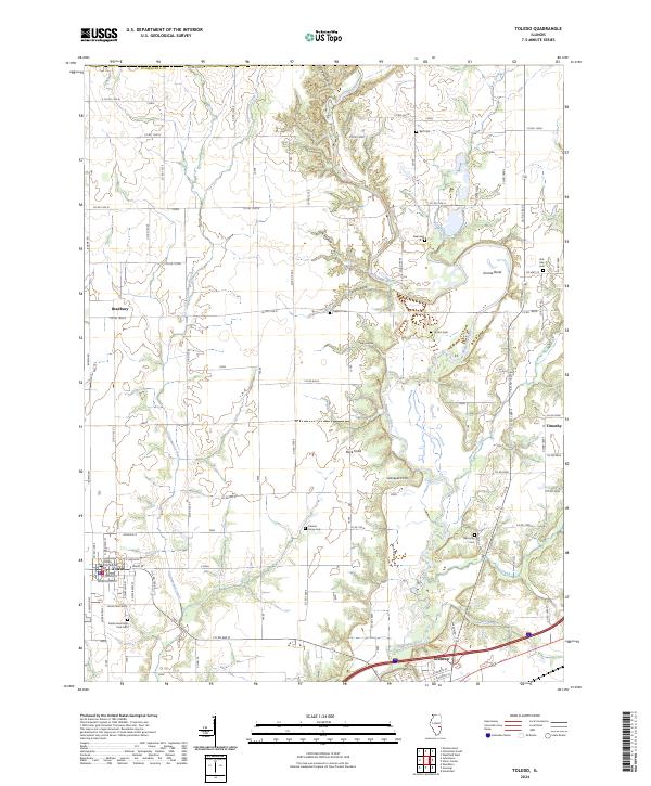 USGS Topographic Map – Toledo