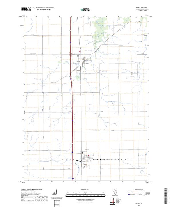 USGS Topographic Map – Tonica