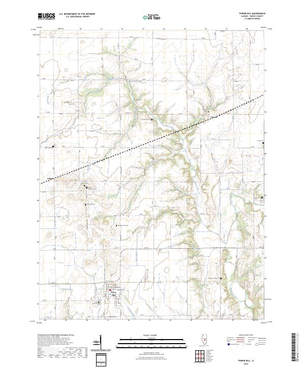 USGS Topographic Map – Tower Hill