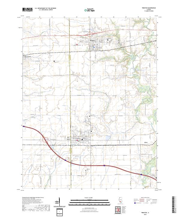 USGS Topographic Map – Trenton
