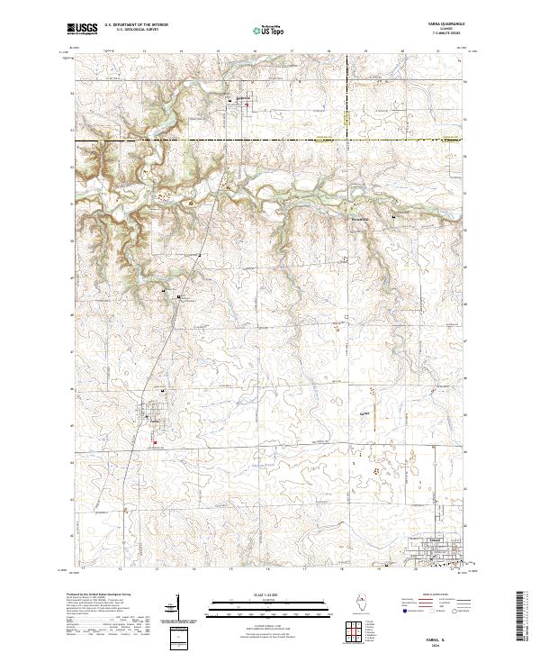 USGS Topographic Map – Varna