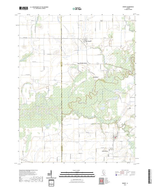 USGS Topographic Map – Venedy