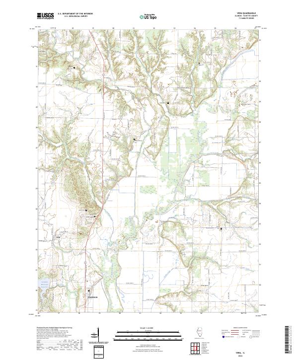 USGS Topographic Map – Vera