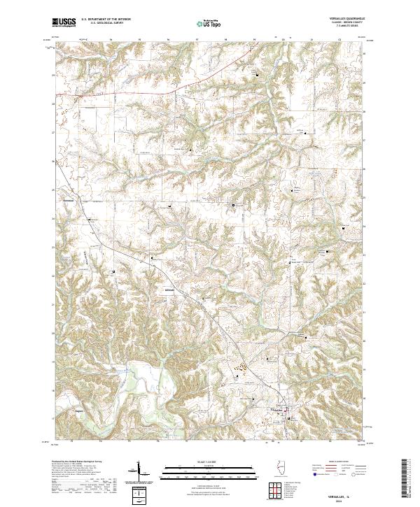 USGS Topographic Map – Versailles