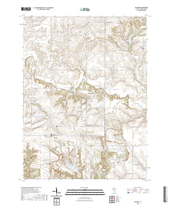 USGS Topographic Map – Victoria