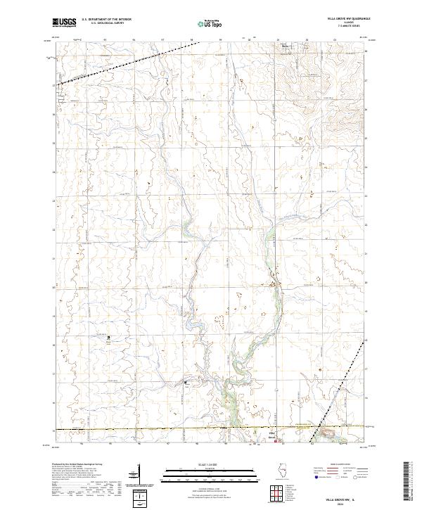 USGS Topographic Map – Villa Grove NW