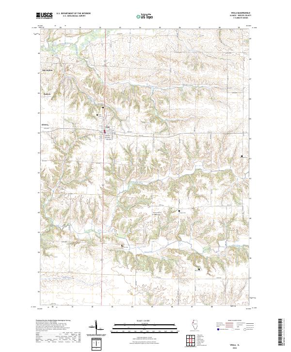 USGS Topographic Map – Viola