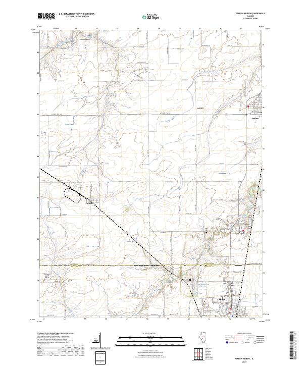 USGS Topographic Map – Virden North