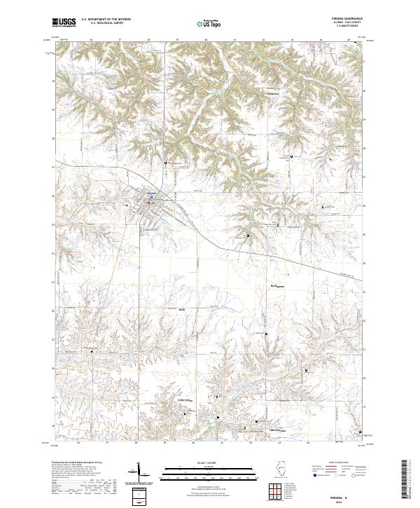 USGS Topographic Map – Virginia