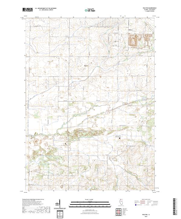 USGS Topographic Map – Walton