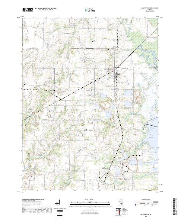 USGS Topographic Map – Waltonville